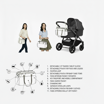 PANTHERA WICKELTASCHE aus Bioleder