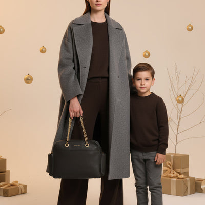 Panthera Wickeltasche grau 